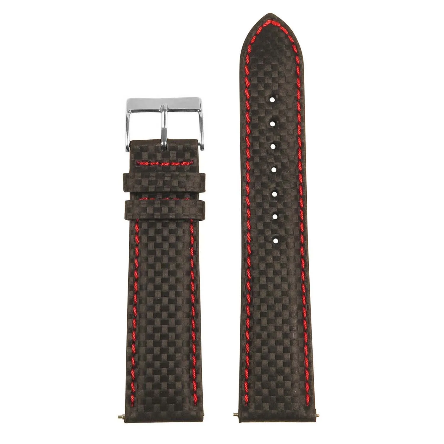 18mm Carbon Fiber Smart Watch Strap