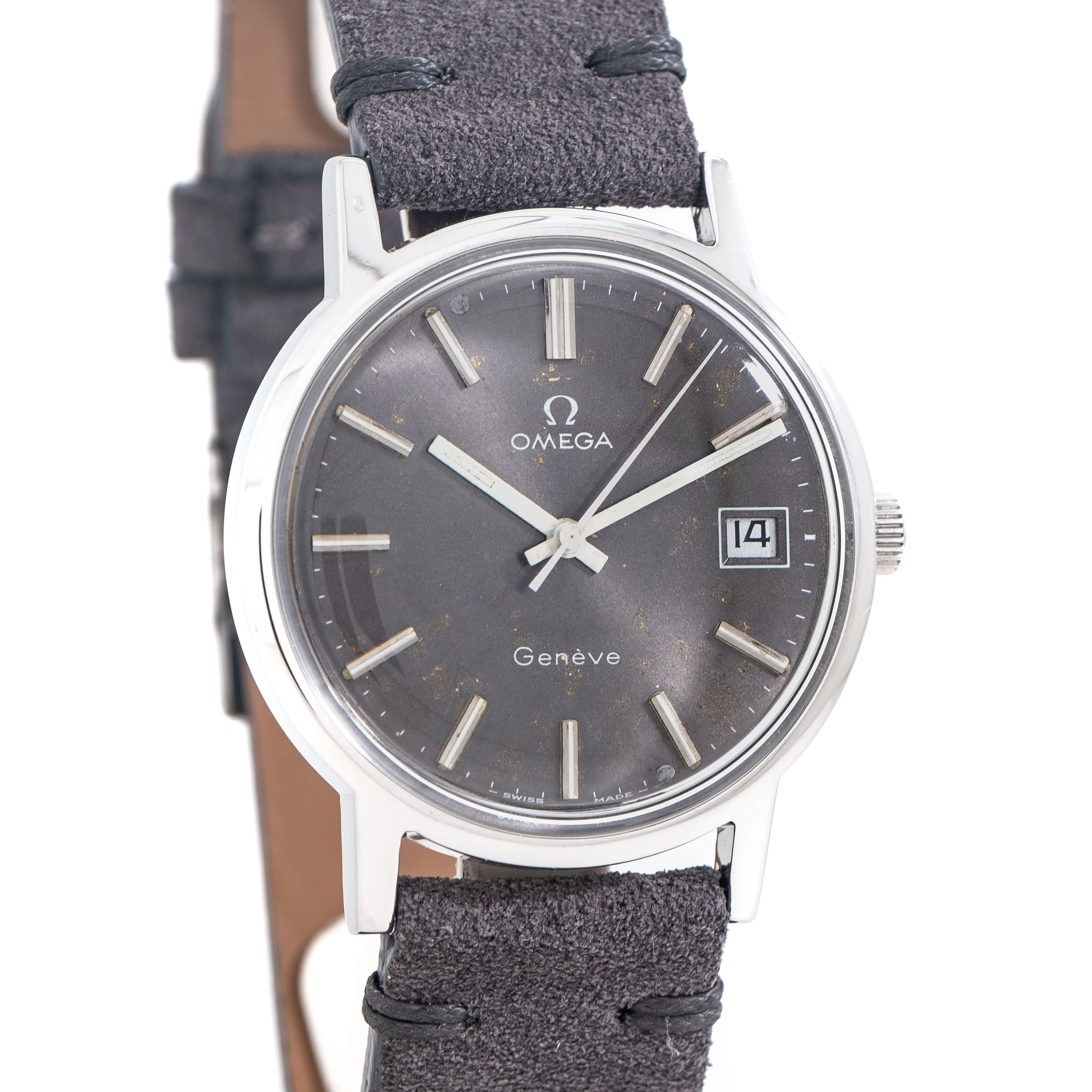1974 Vintage Omega Genéve Date Ref. 136.0104 in Stainless Steel (# 14547)