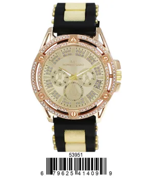 5395 - Montres Carlo Watch with Silicone Band