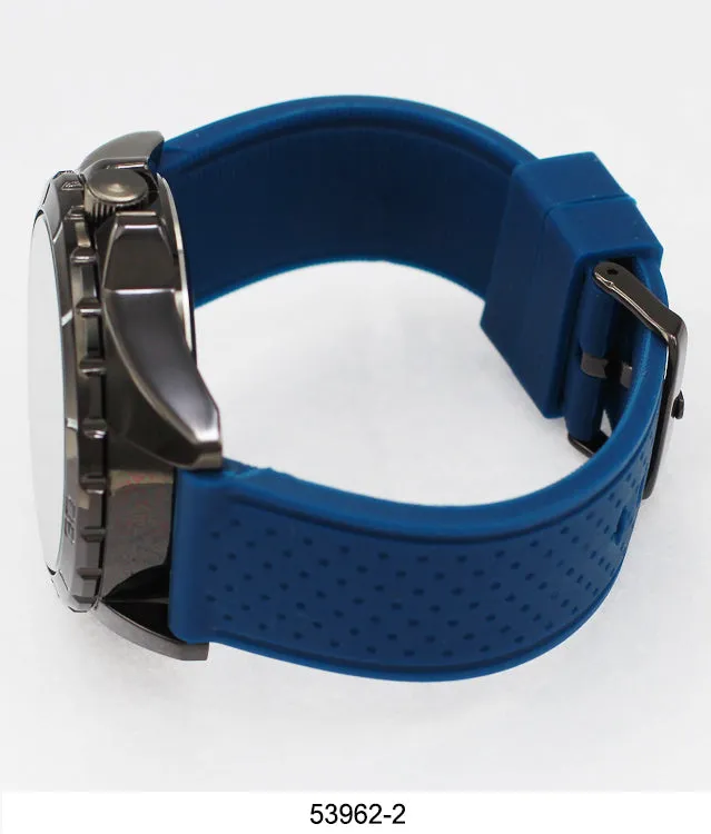 5396-Montres Carlo Silicone Band Watch