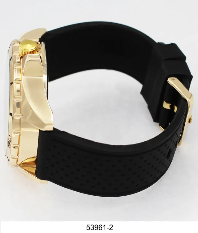 5396-Montres Carlo Silicone Band Watch