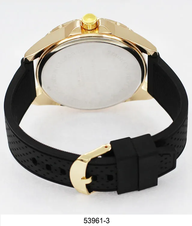 5396-Montres Carlo Silicone Band Watch