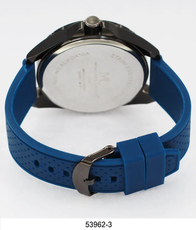 5396-Montres Carlo Silicone Band Watch