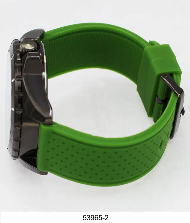 5396-Montres Carlo Silicone Band Watch