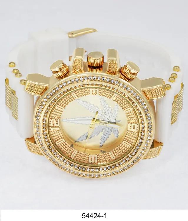 5442-Montres Carlo Silicon Band Watch