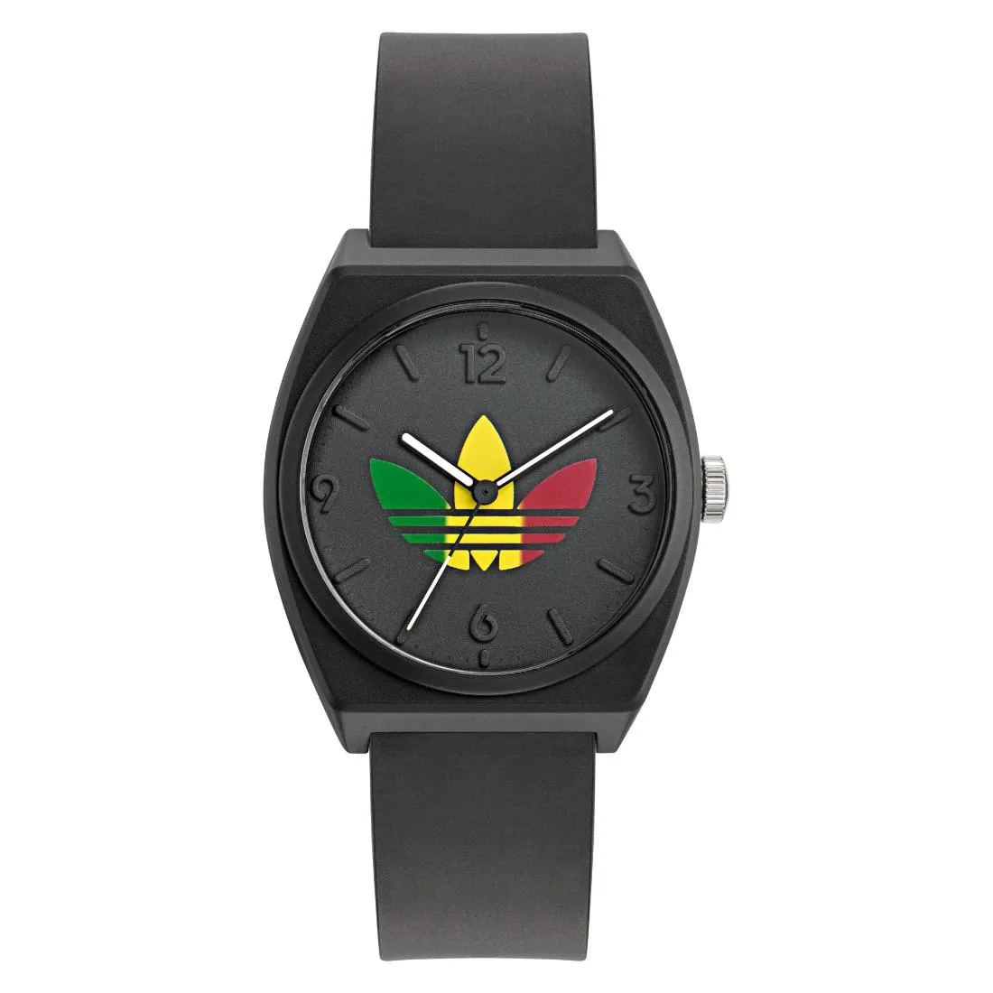 Adidas Originals Project Two Grfx Unisex Black 38 mm Dial Analog Watch - AOST24071