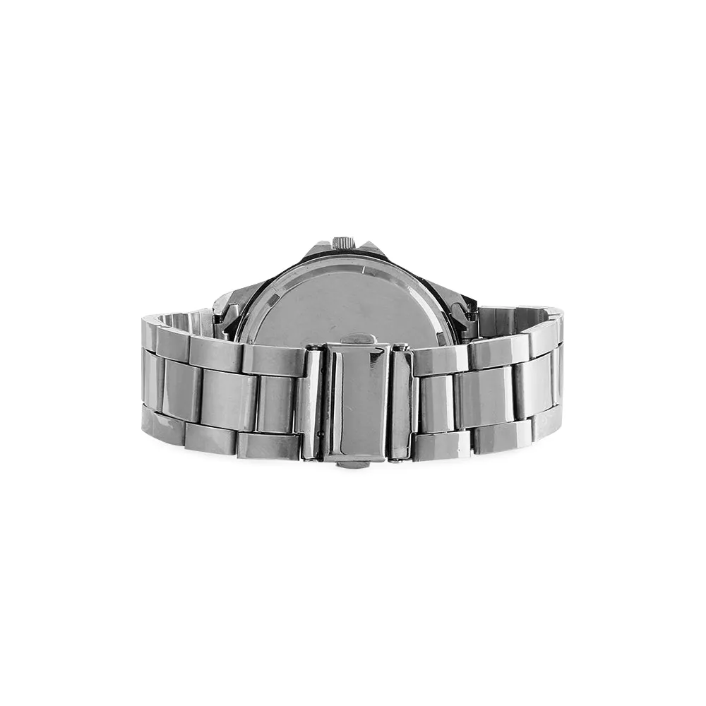AGXi Crest Watch Unisex Stainless Steel