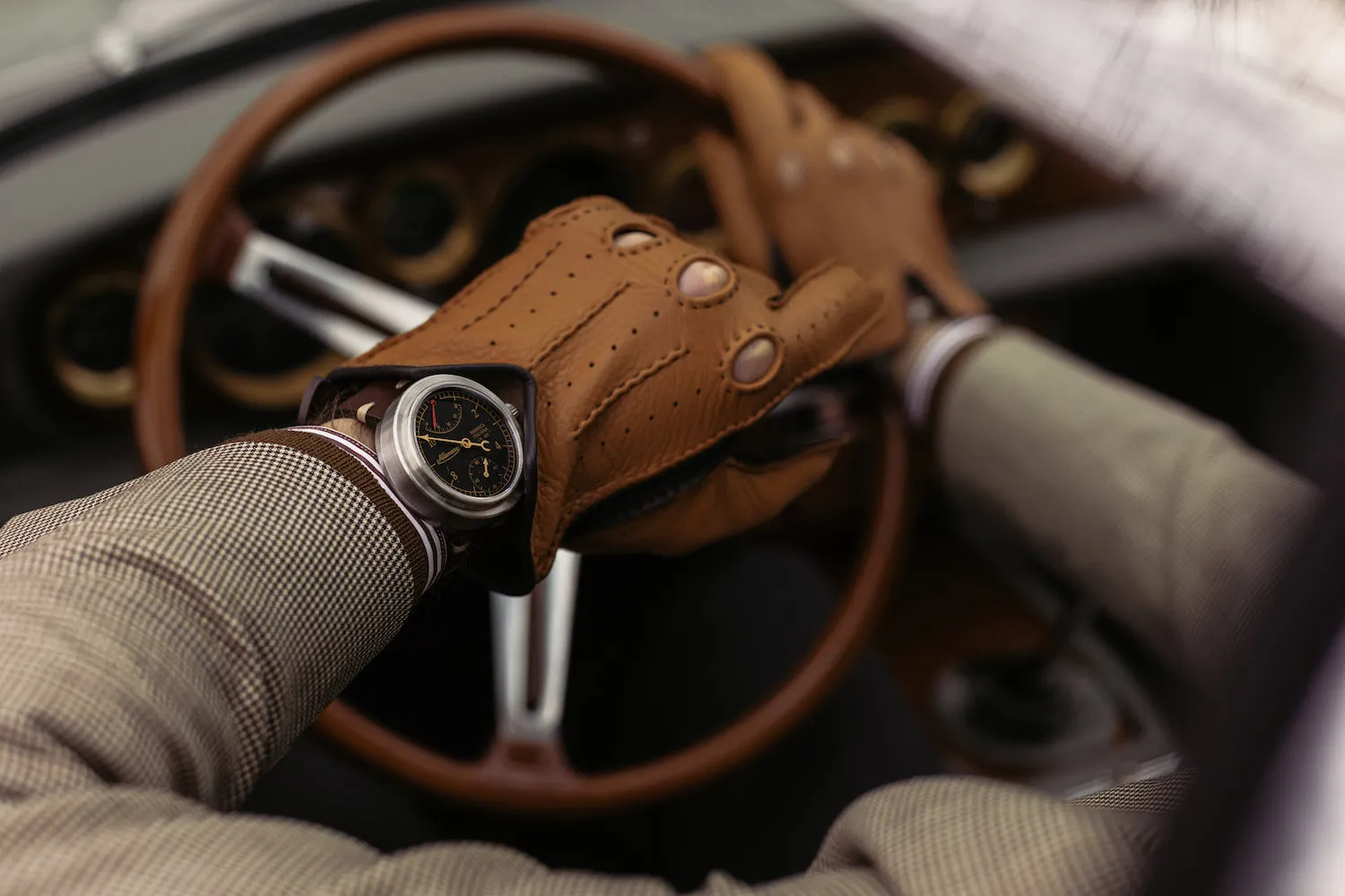 Allemano Watch Man Black Sandblasted Case