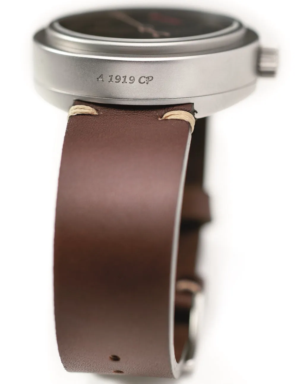 Allemano Watch Man Black Sandblasted Case