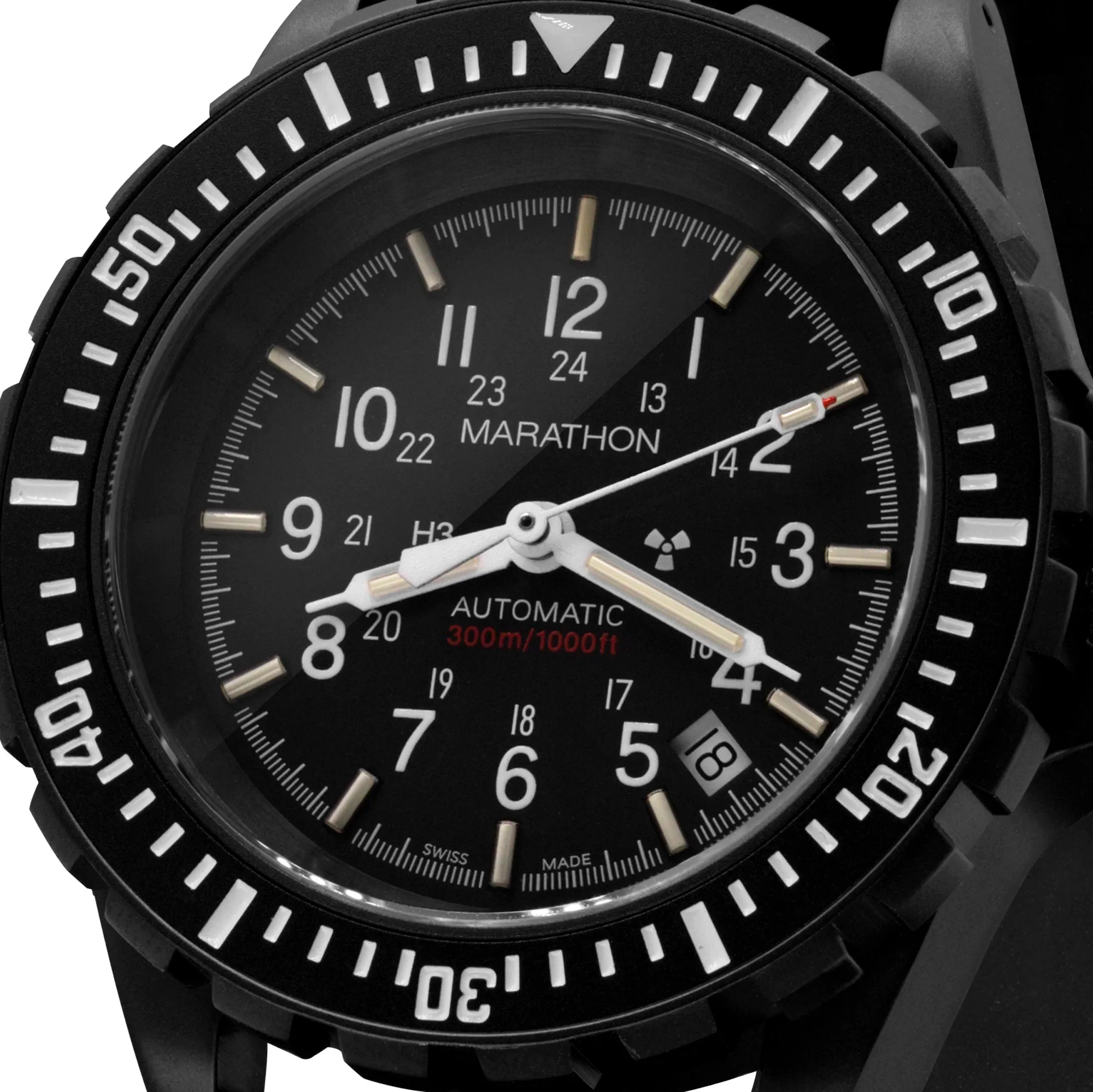ANTHRACITE LARGE DIVER'S AUTOMATIC (GSAR) WITH STAINLESS STEEL BRACELET - 41MM