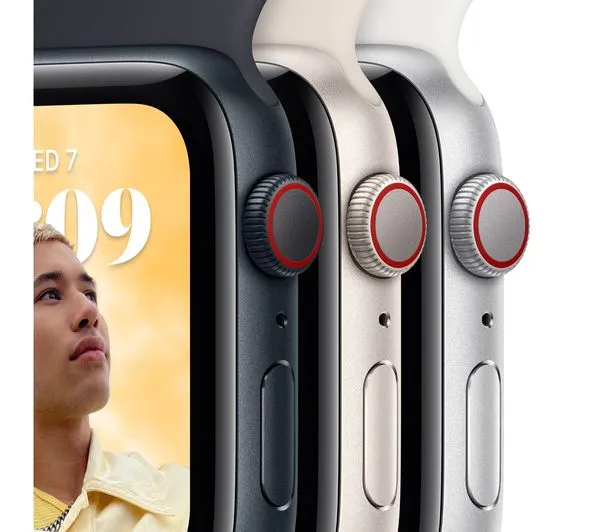 Apple Watch SE 2 GPS   Cellular, 44mm Midnight Aluminium Case with Midnight Sport Band - M/L - Very Good