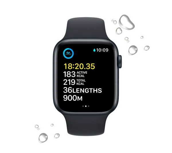 Apple Watch SE 2 GPS   Cellular, 44mm Midnight Aluminium Case with Midnight Sport Band - M/L - Very Good