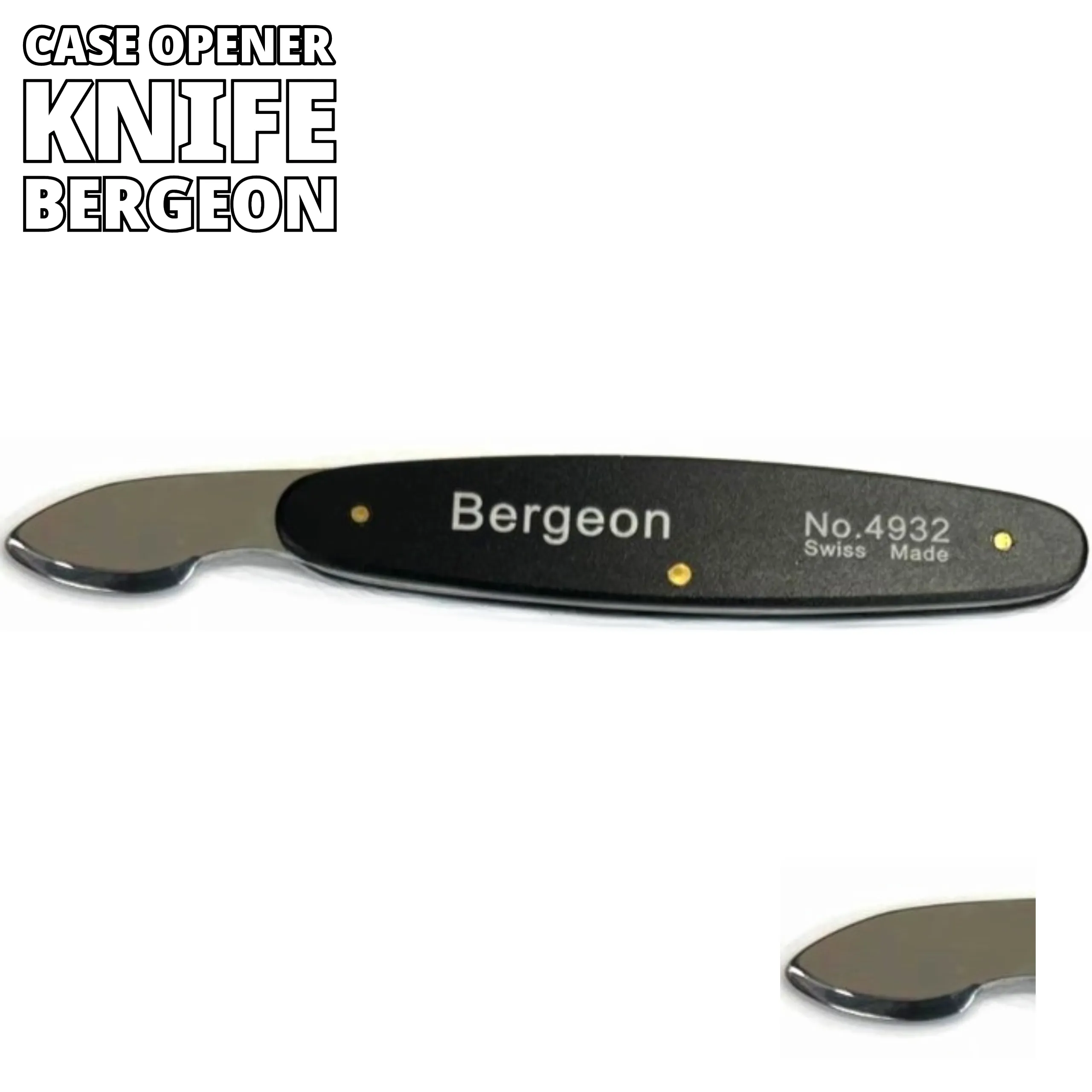 Bergeron Swiss Made Watch Case Opener pressed Knife 4 1/2 inches , Jewelry Tools