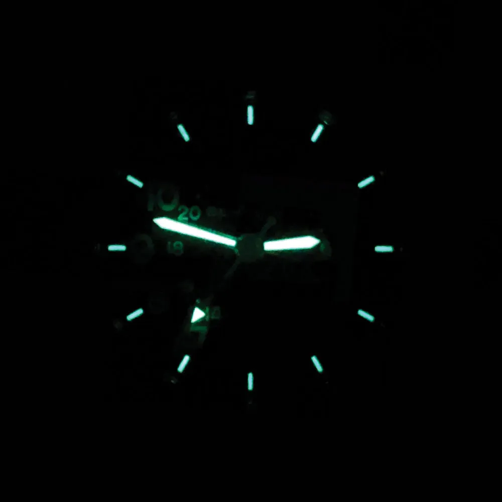 Bertucci A-2TR Vintage Mens Titanium Band Black Quartz Dial Watch - 12114