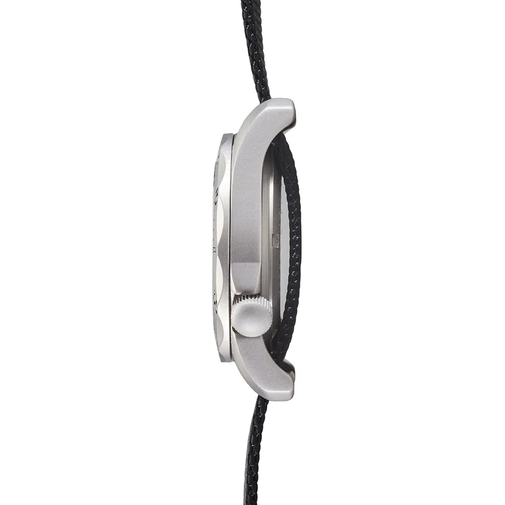 Bertucci A-2TR Vintage Mens Titanium Band Black Quartz Dial Watch - 12114