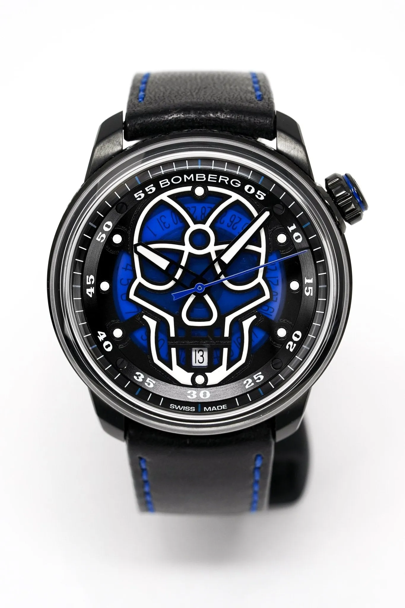 Bomberg Watch BB-01 Automatic Blue Skull CT43APBA.23-2.11