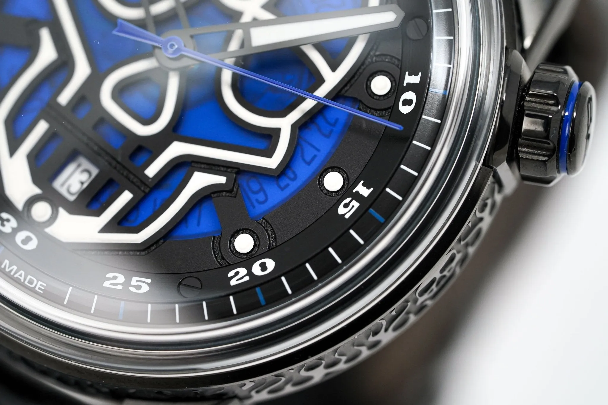 Bomberg Watch BB-01 Automatic Blue Skull CT43APBA.23-2.11