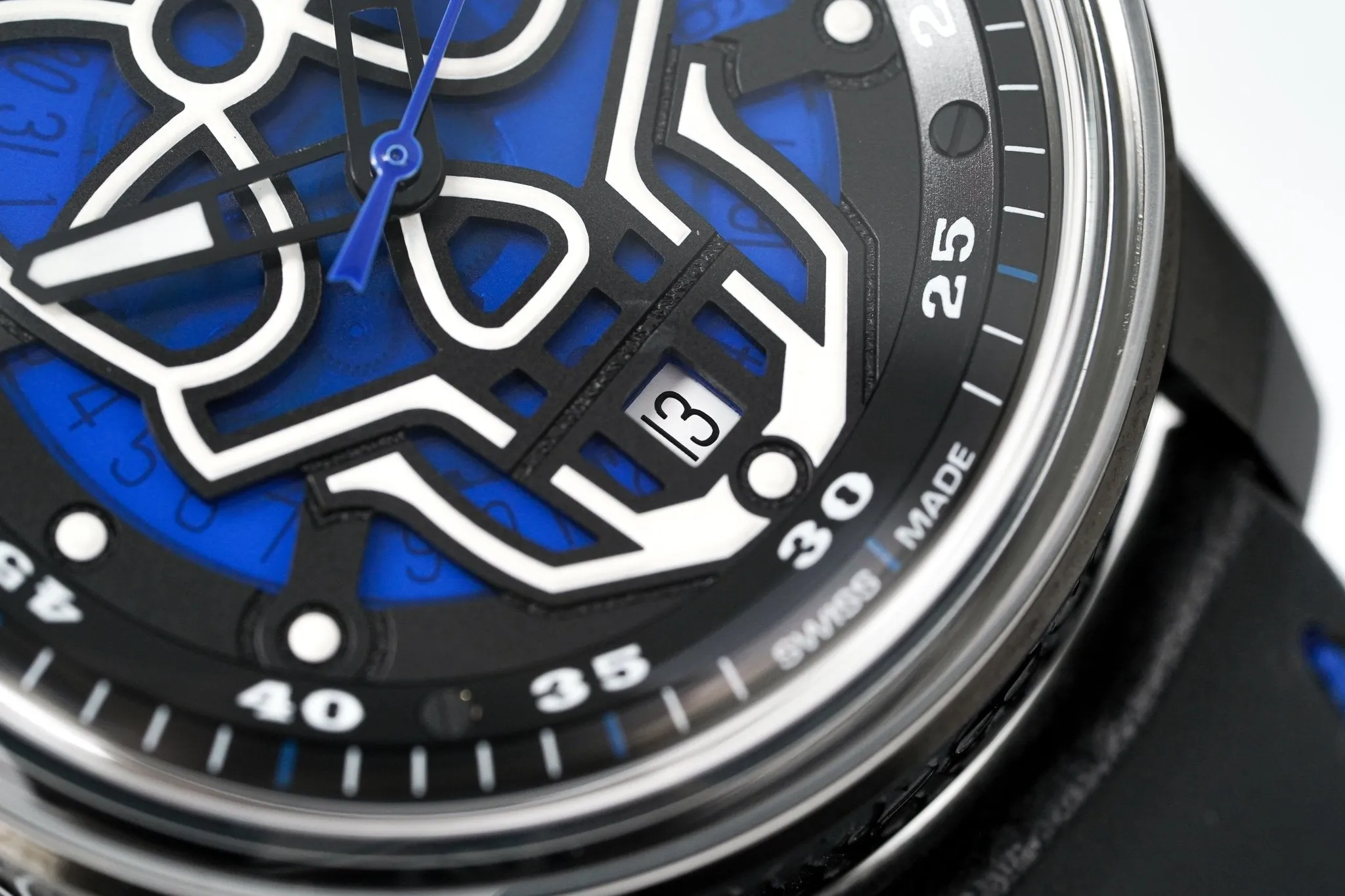 Bomberg Watch BB-01 Automatic Blue Skull CT43APBA.23-2.11