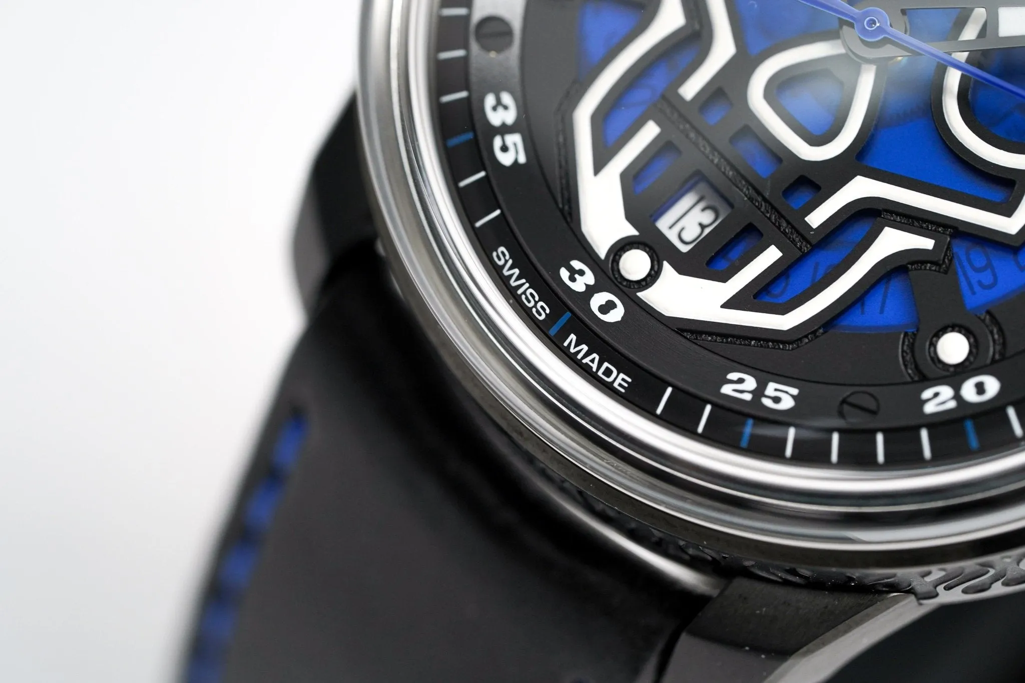 Bomberg Watch BB-01 Automatic Blue Skull CT43APBA.23-2.11