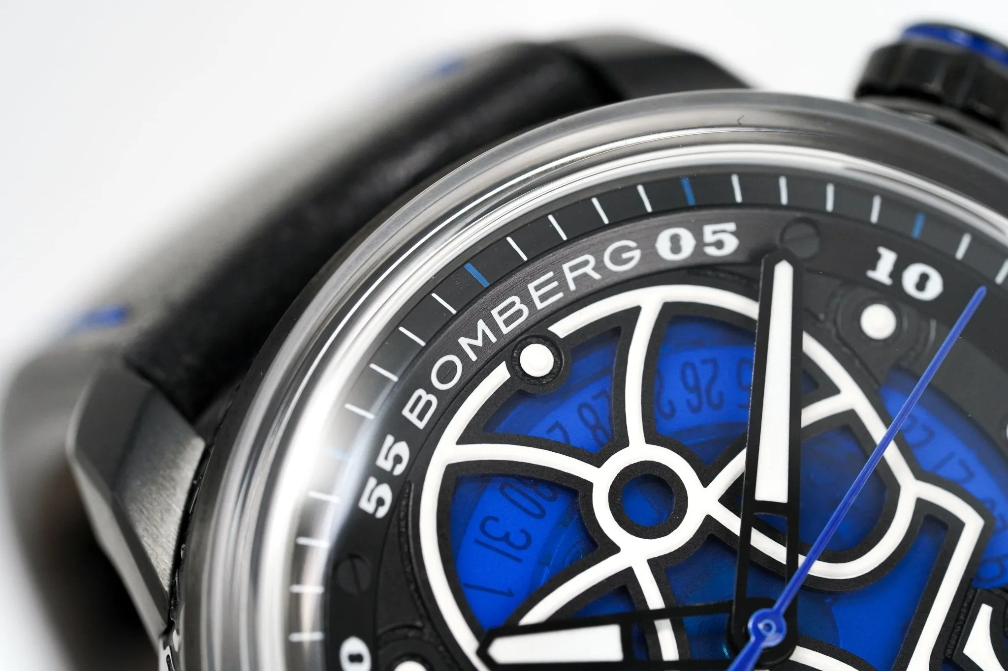 Bomberg Watch BB-01 Automatic Blue Skull CT43APBA.23-2.11
