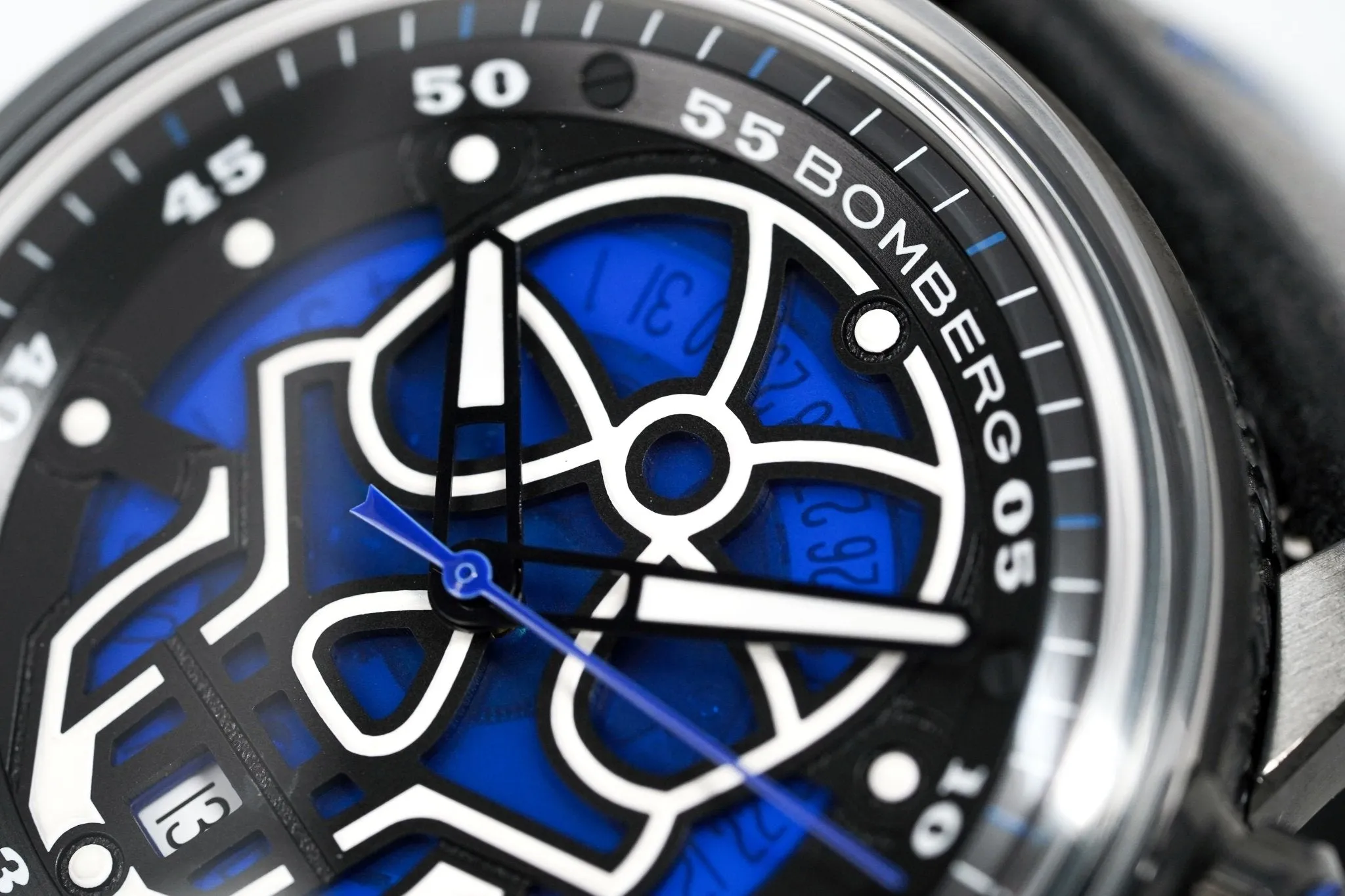 Bomberg Watch BB-01 Automatic Blue Skull CT43APBA.23-2.11