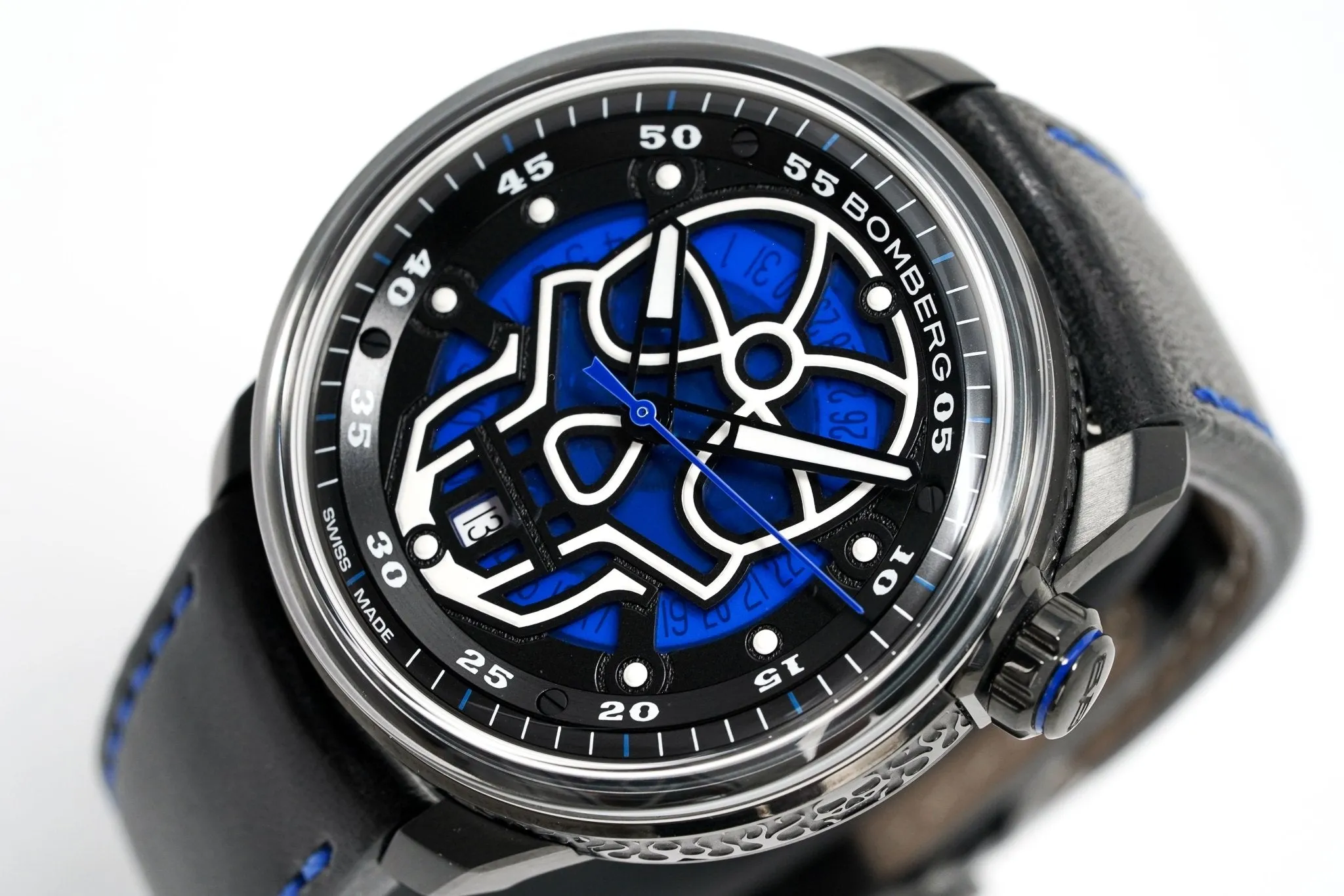 Bomberg Watch BB-01 Automatic Blue Skull CT43APBA.23-2.11