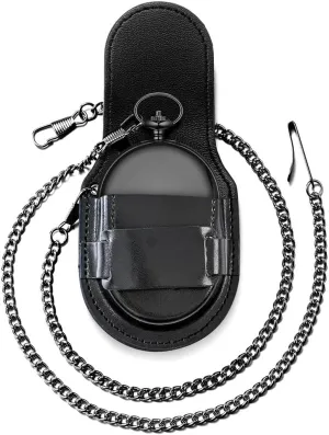 BOSHIYA Smooth Quartz Pocket Watches for Men Classic Arabic Digital Luminous Dial & Day Date Pocket Watch with Chain Christmas Graduation Birthday Gifts