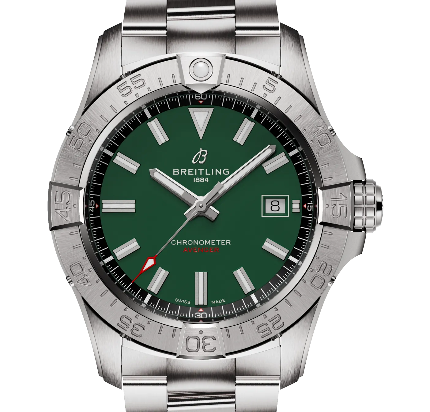 Breitling Avenger Automatic 42 Watch with Green Dial