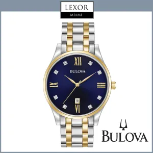 Bulova 98D130 Classic Diamond Unisex Watches