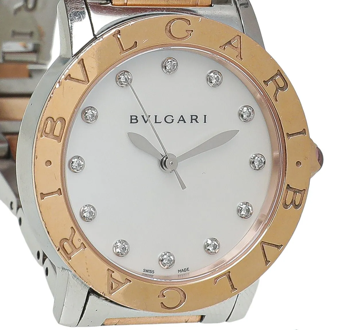Bvlgari Bvlgari 18K Rose Gold Diamond MOP Watch