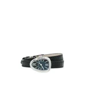 Bvlgari Steel Wrap Karung Strap Serpenti Twist Double Quartz 27mm Watch