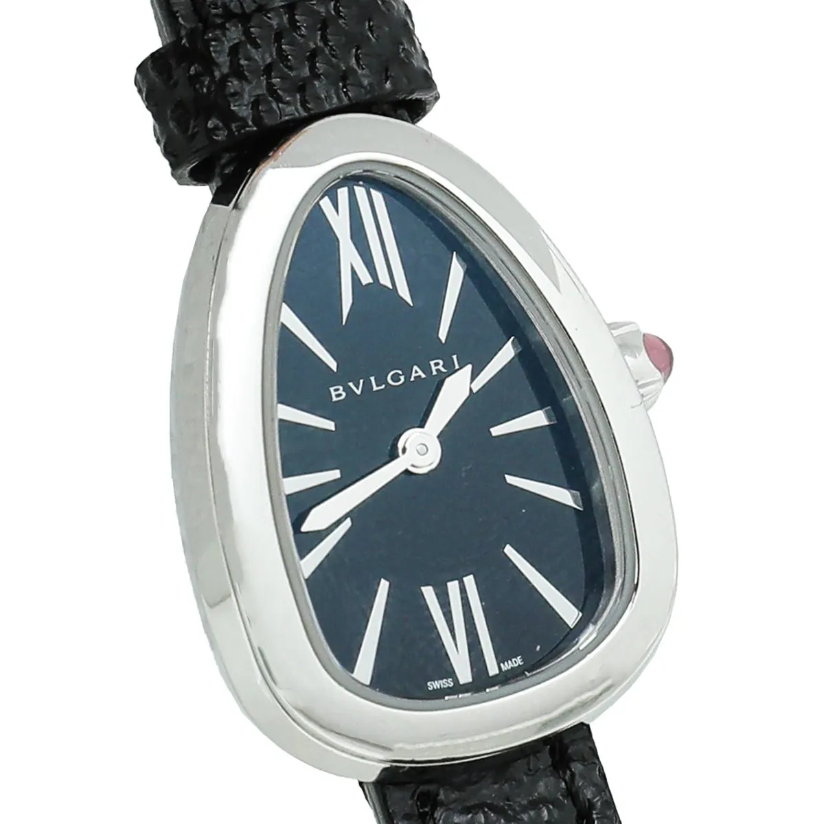 Bvlgari Steel Wrap Karung Strap Serpenti Twist Double Quartz 27mm Watch