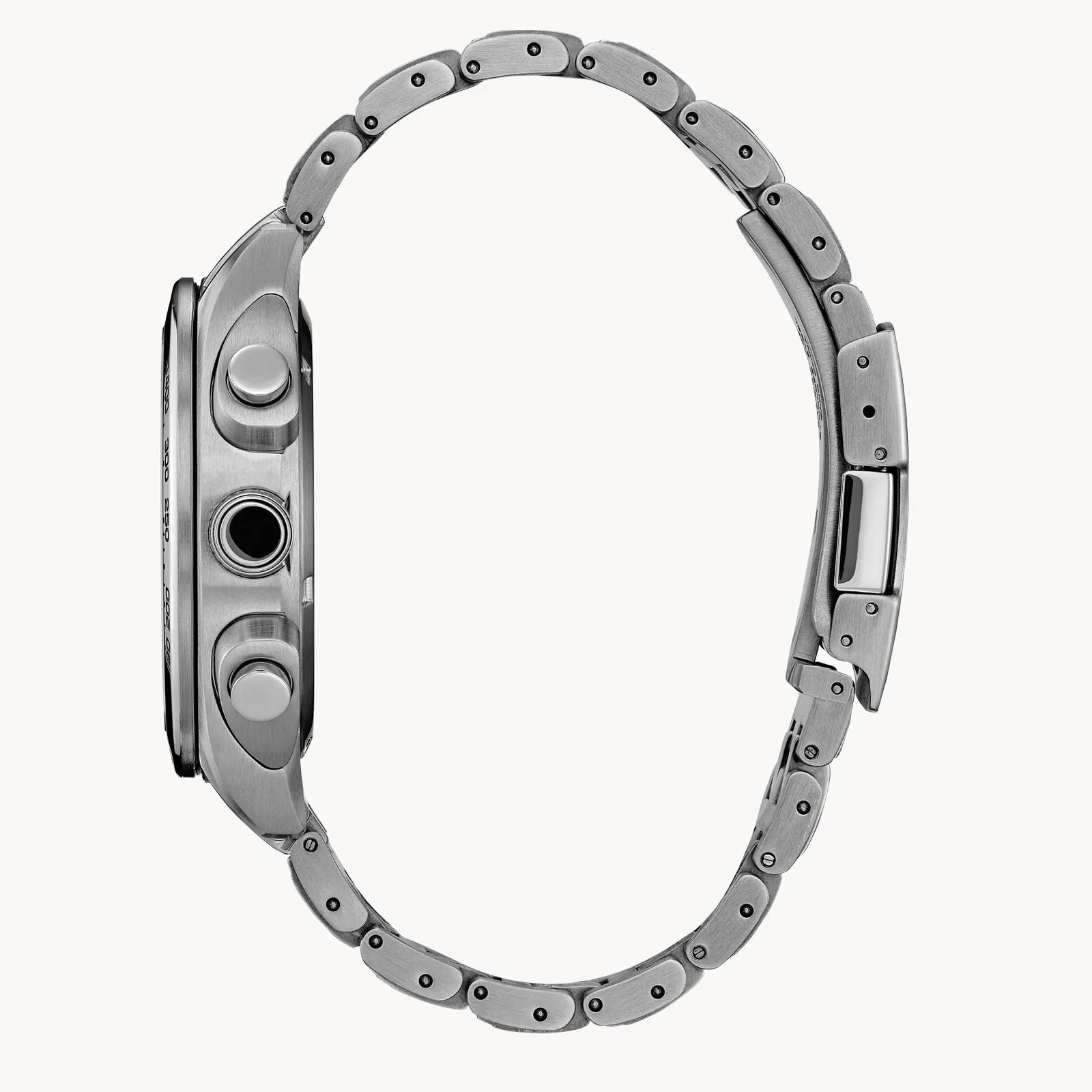 Carson Silver-Tone Stainless Steel Watch by Citizen
