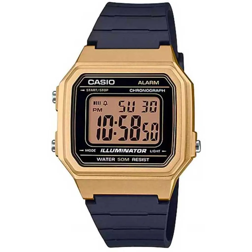 Casio W-217HM Unisex Multifunction Watch - Durable & Stylish