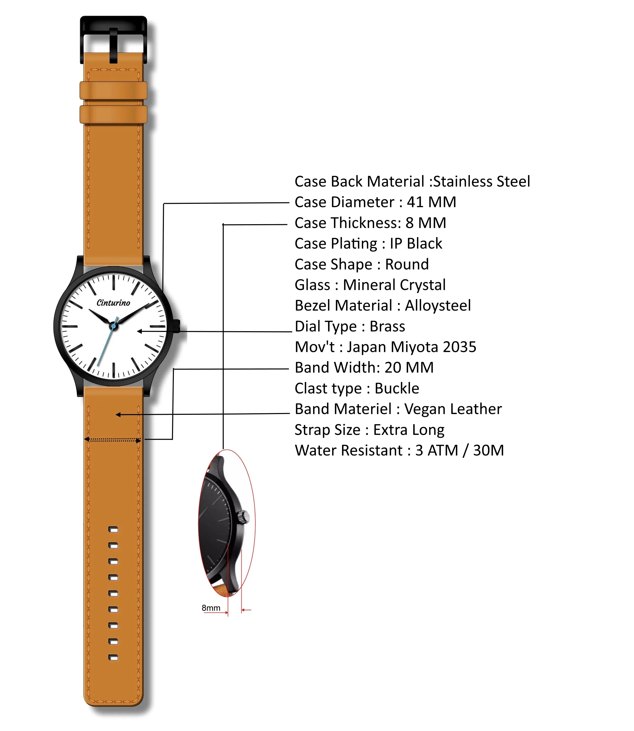 Cinturino Vantage 707