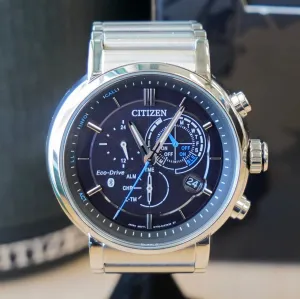 CITIZEN Proximity Eco-Drive Watch BZ1000-54E Bluetooth Wristwatch ALL S.S. - ALL Original Boxes & Papers!