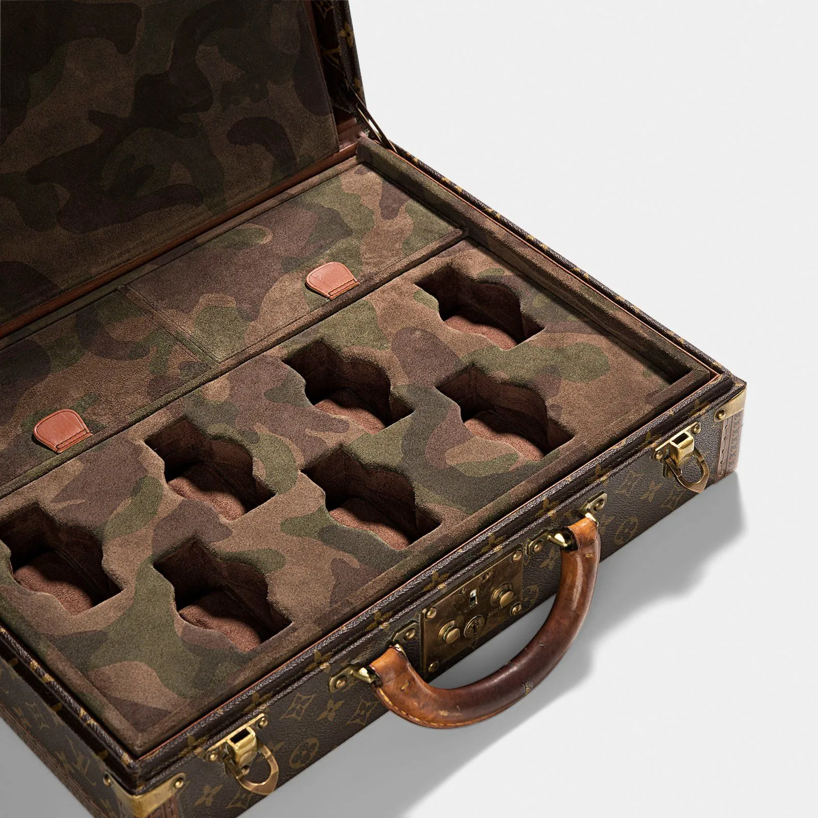 Custom Louis Vuitton 7 Watch President Suitcase