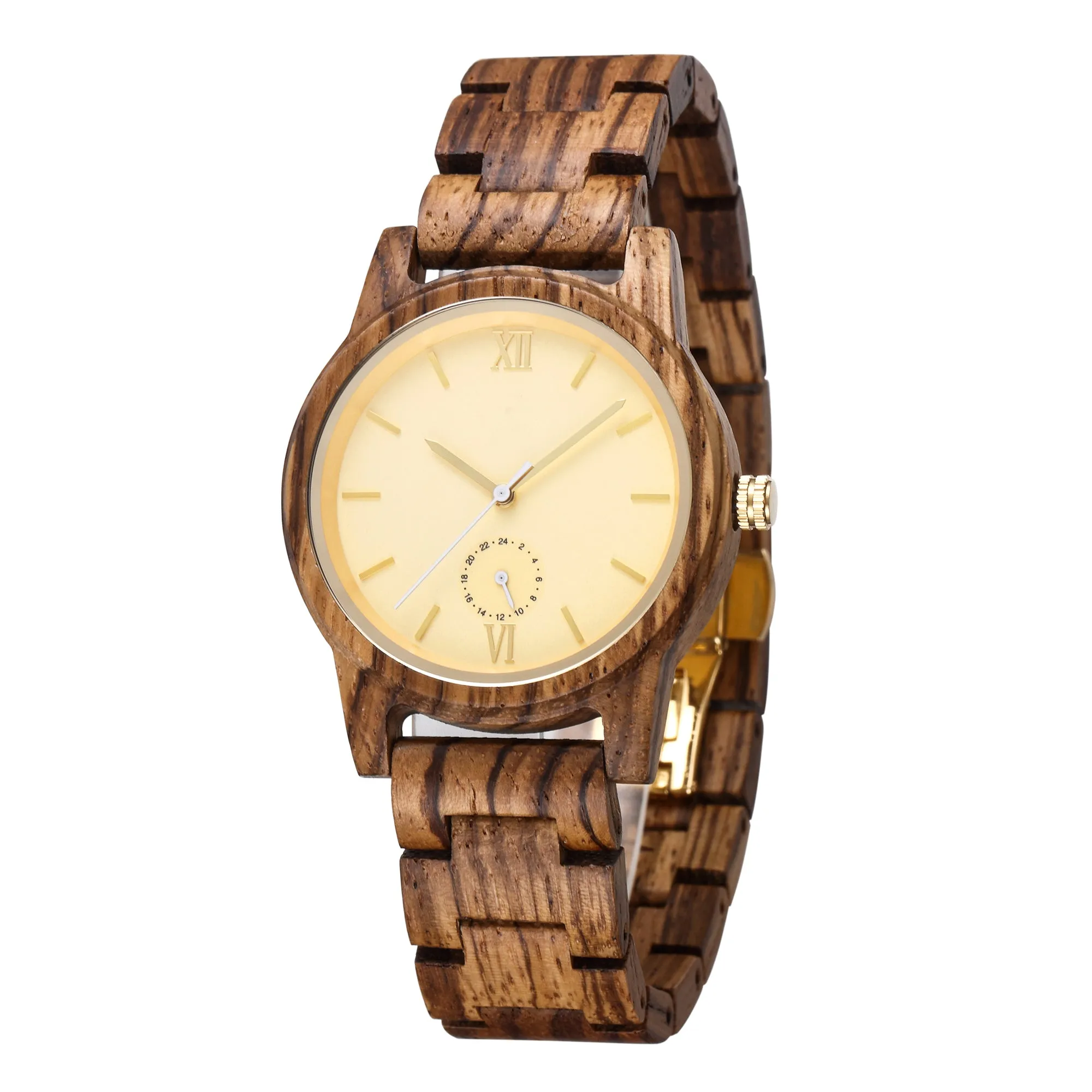 Cyclops - Zebrawood Minimal Watch