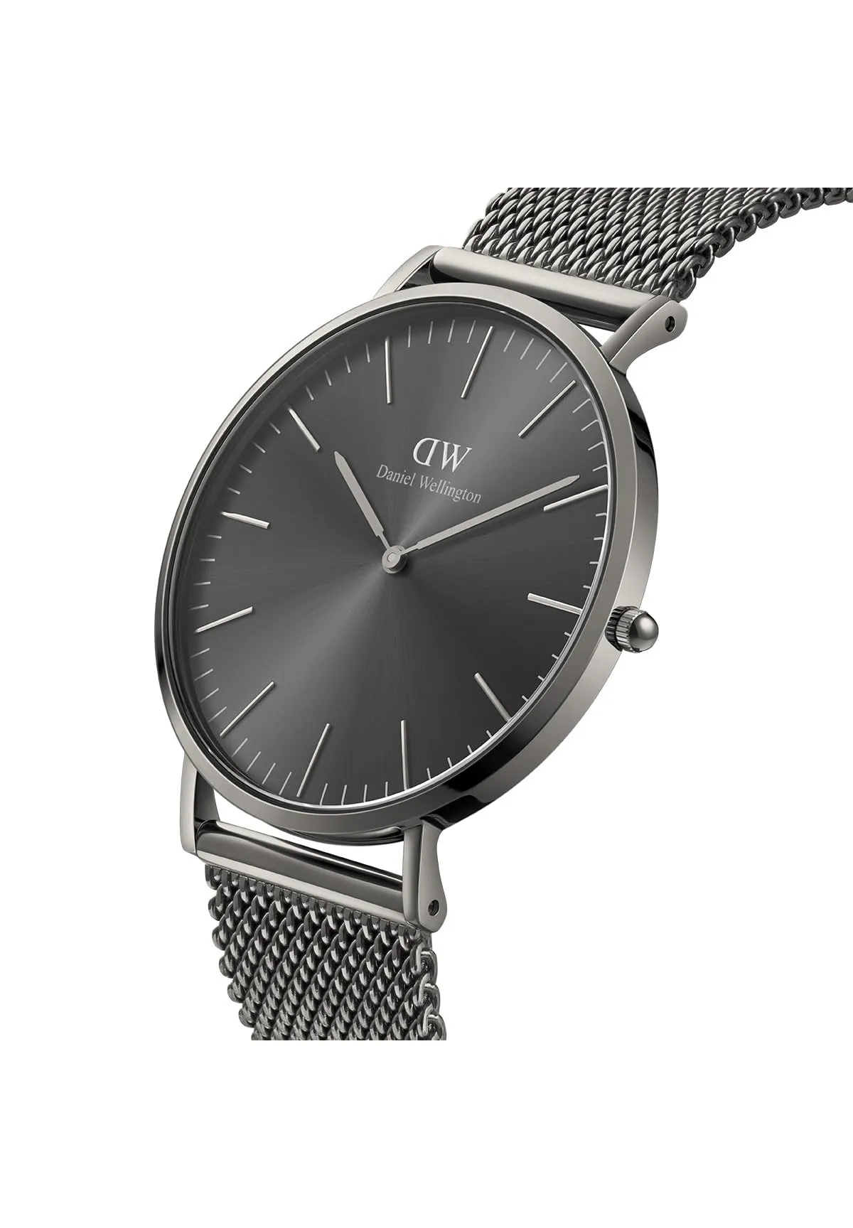 Daniel Wellington Classic 40 Anthracite Graphite Grey Men Analogue Watch