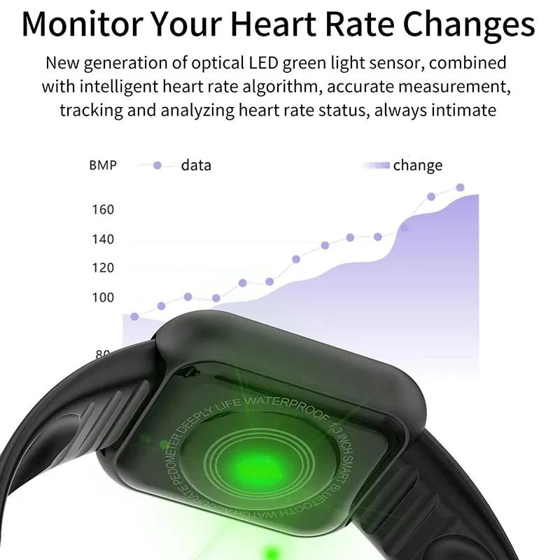 Digital Smart fitness wristwatch