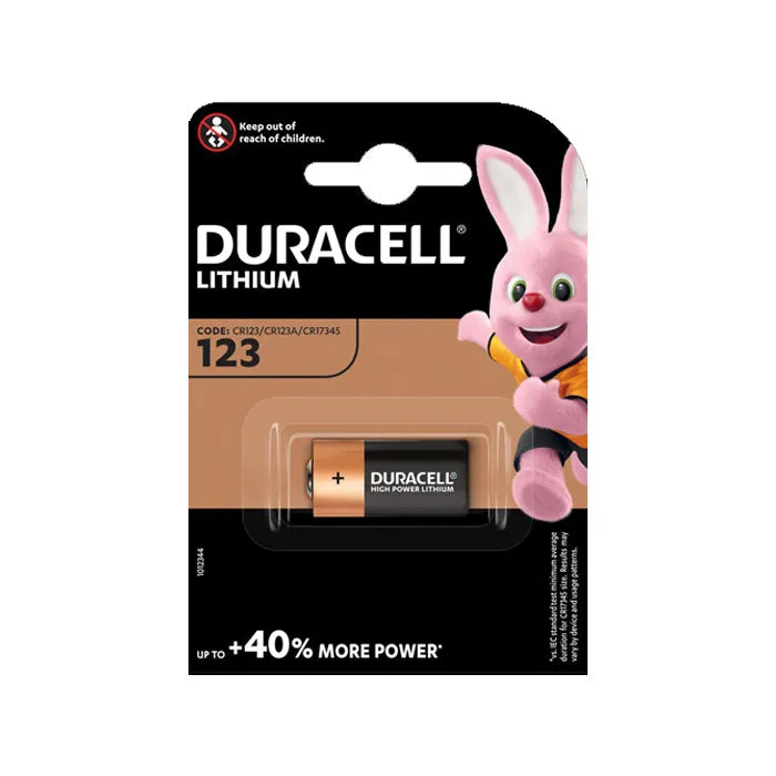 Duracell Lithium CR123A Photo Battery