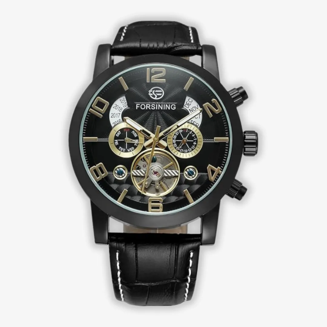 Elegant Automatic Mechanical Tourbillon Watch