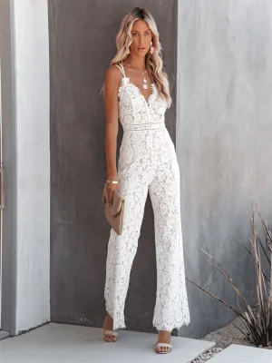 Elegant Wide-Leg Jumpsuit: Formal & Casual Wear