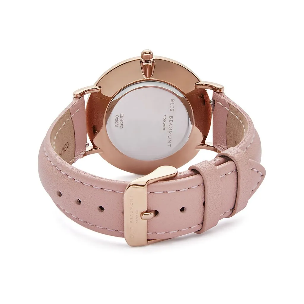 Elie Beaumont Large Oxford Pink Watch