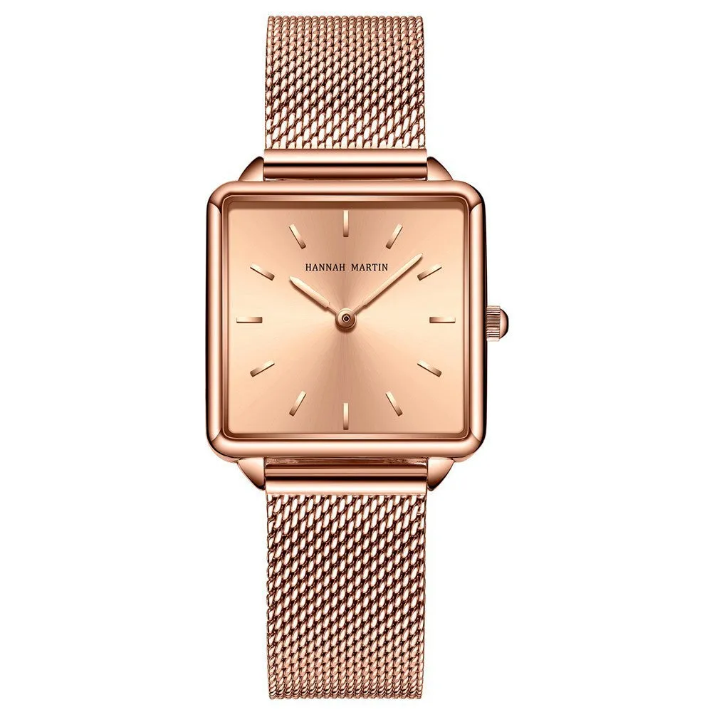 Fashion Small Square Watch Women's Watch Japanese Movement Students Square Women's Watch