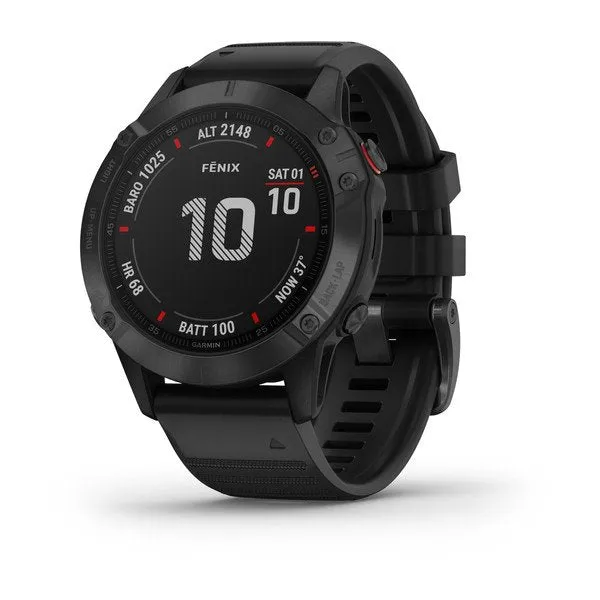 Garmin Fenix 6 Pro Smart Watch – Black with Black Band