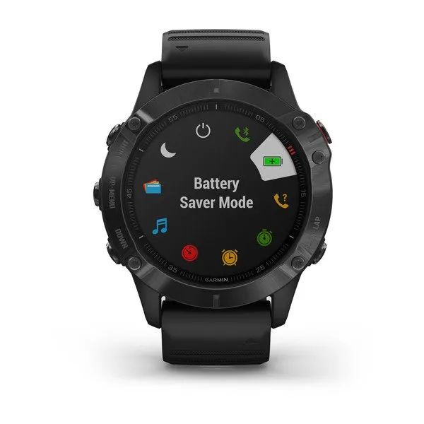 Garmin Fenix 6 Pro Smart Watch – Black with Black Band