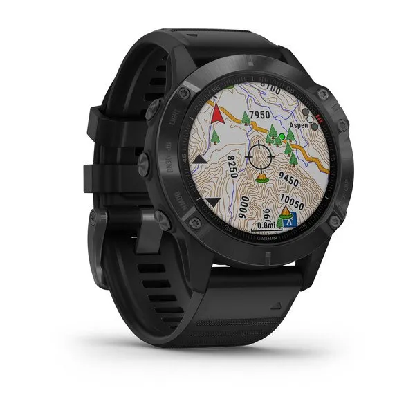 Garmin Fenix 6 Pro Smart Watch – Black with Black Band