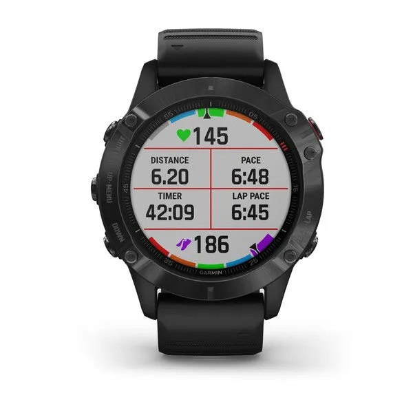 Garmin Fenix 6 Pro Smart Watch – Black with Black Band