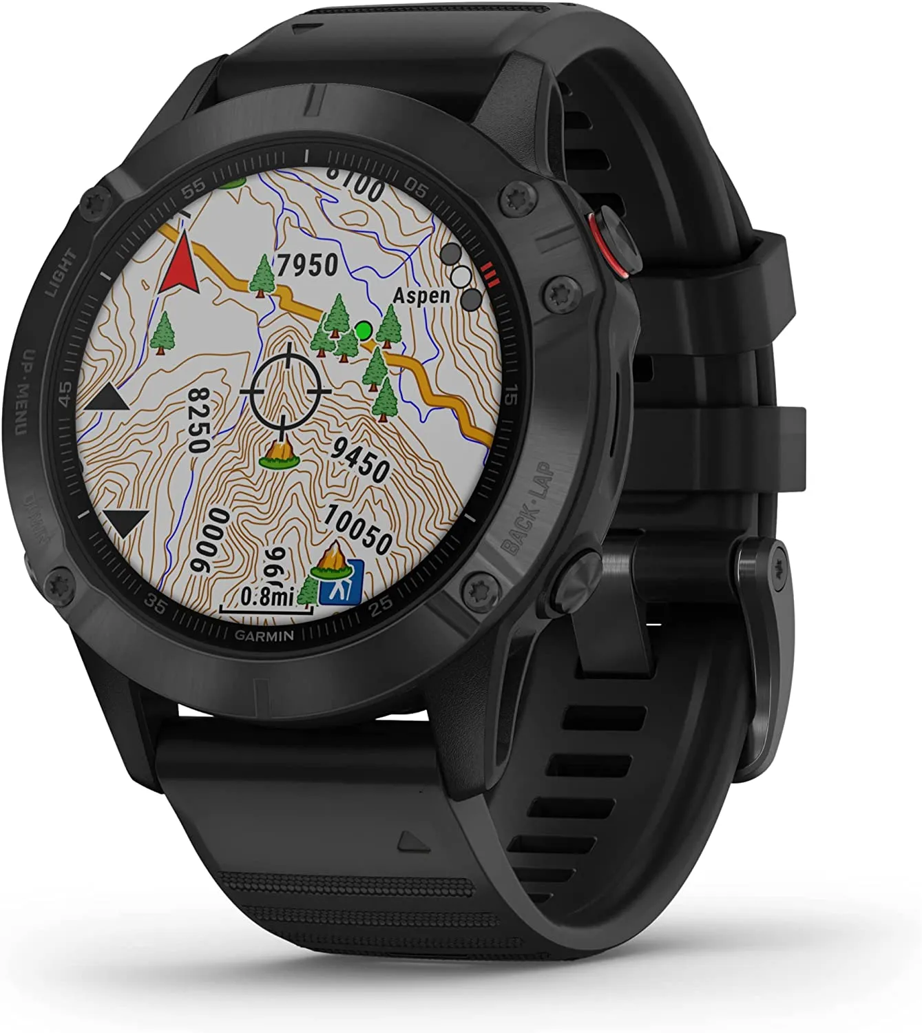 Garmin Fenix 6X Pro, Premium Multisport GPS Watch - Black with Black Band